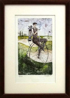 Aleš Vondřich - Golfista - umělecký tisk 